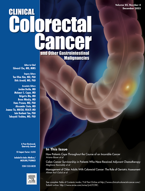 Go to journal home page - Clinical Colorectal Cancer